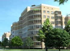 Wohnbau komplex. Moskau Region.