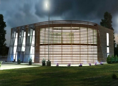  Main administrative building in the Industrial Park "Northern" Belgorod.